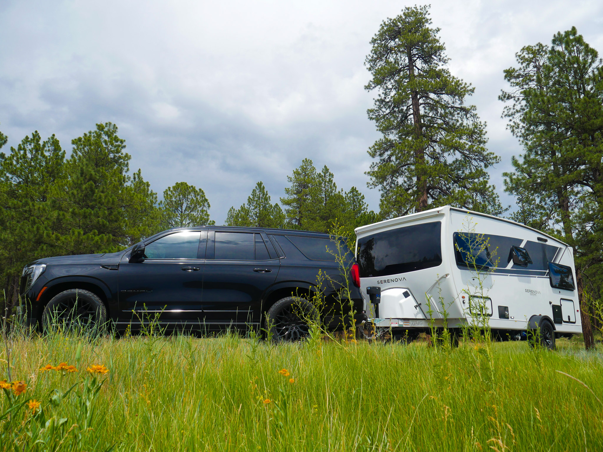 Yukon Denali + Serenova Travel Trailer